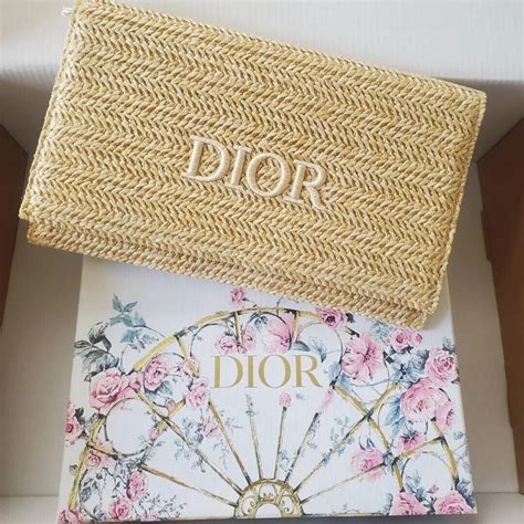 dior rattan pouch|miss Dior luxury pouch.